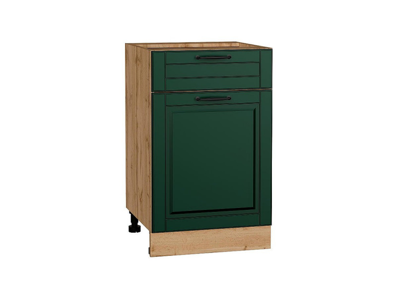 816*500* Шкаф нижний с 1-ой дверцей и ящиком Дублин Special Green