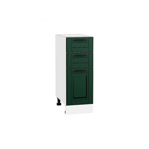 816*300* Шкаф нижний с 3-мя ящиками Дублин Special Green