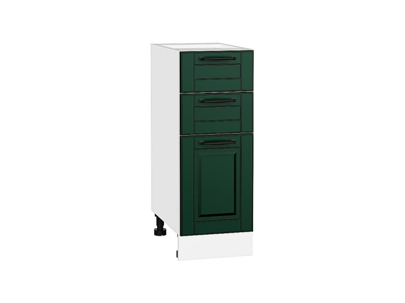 816*300* Шкаф нижний с 3-мя ящиками Дублин Special Green