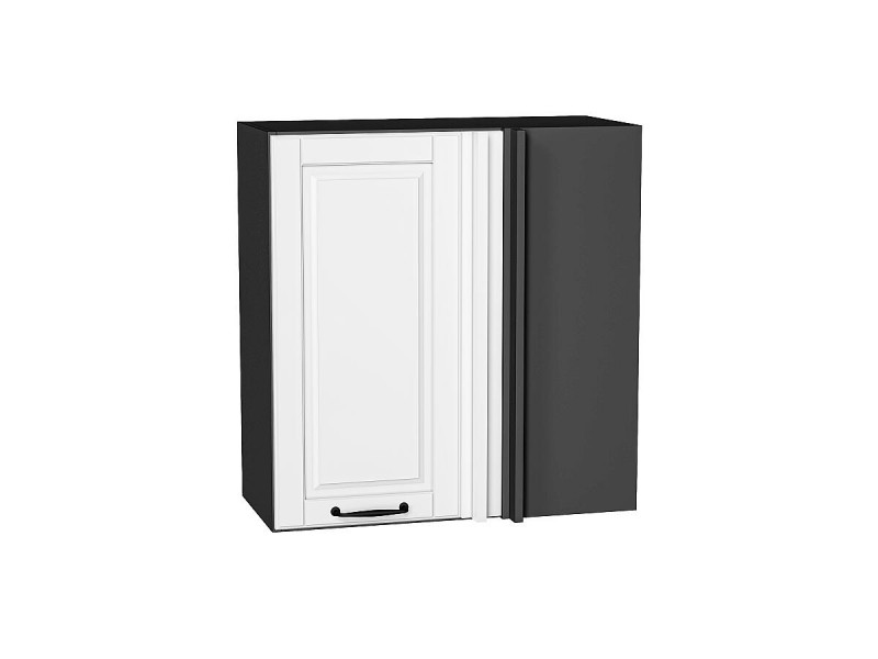 716*700* Шкаф верхний прямой угловой Дублин Special White