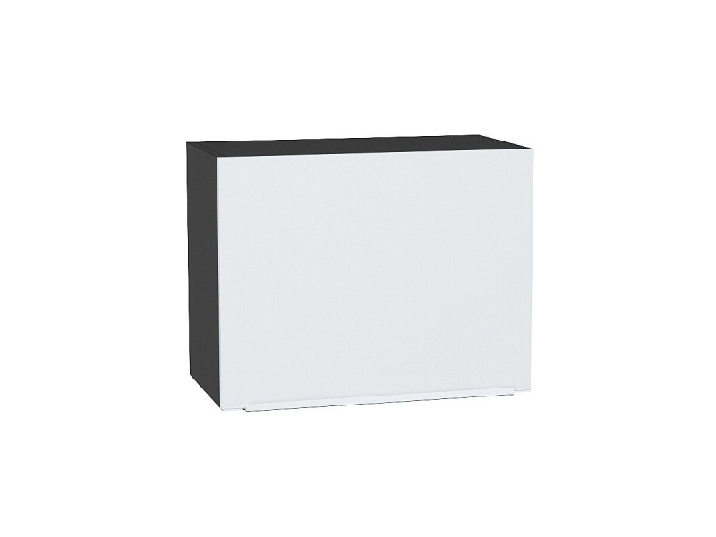 460*600* Шкаф верхний горизонтальный Фьюжн Silky White Graphite