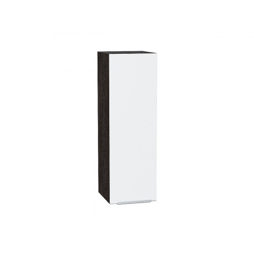 920*300* Шкаф верхний с 1-ой дверцей Фьюжн Silky White Graphite