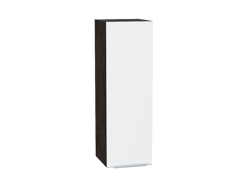 920*300* Шкаф верхний с 1-ой дверцей Фьюжн Silky White Graphite