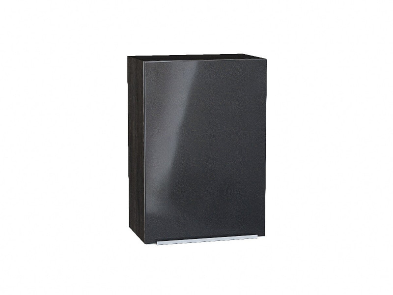 716*500* Шкаф верхний с 1-ой дверцей Фьюжн Anthracite Graphite