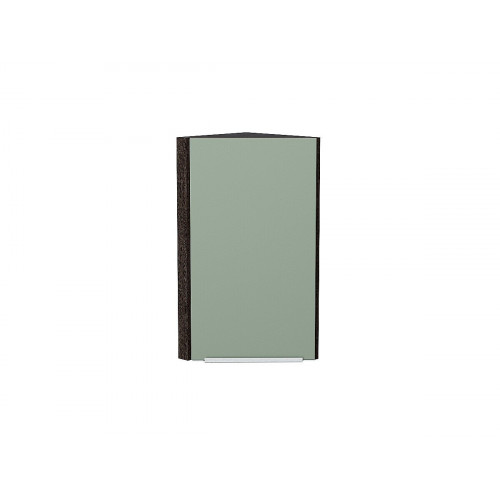 716*300*306 Шкаф верхний торцевой Фьюжн Silky Mint Graphite