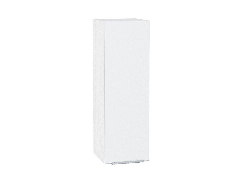 920*300* Шкаф верхний с 1-ой дверцей Фьюжн Silky White Белый