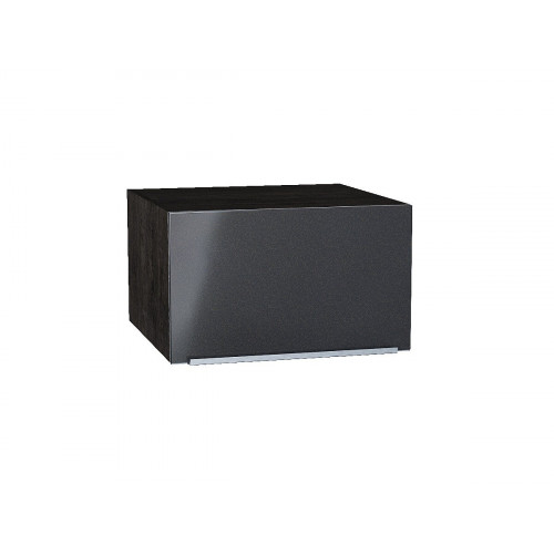 358*600* Шкаф верхний горизонтальный глубокий Фьюжн Anthracite Graphite
