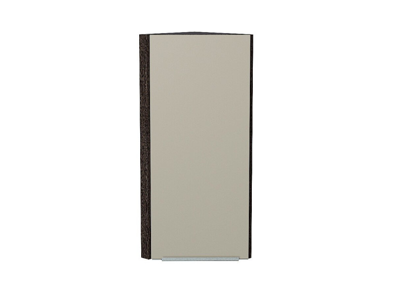920*300*306 Шкаф верхний торцевой Фьюжн Silky Grey Graphite