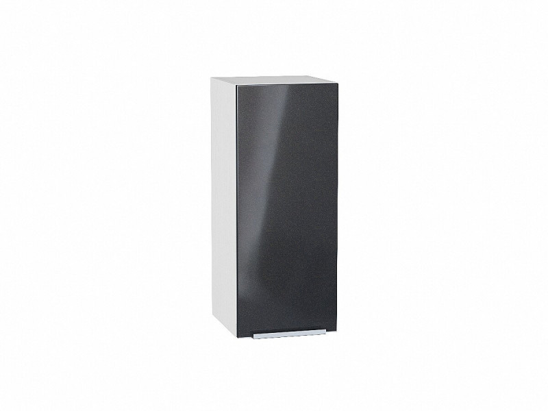 716*300* Шкаф верхний с 1-ой дверцей Фьюжн Anthracite Белый